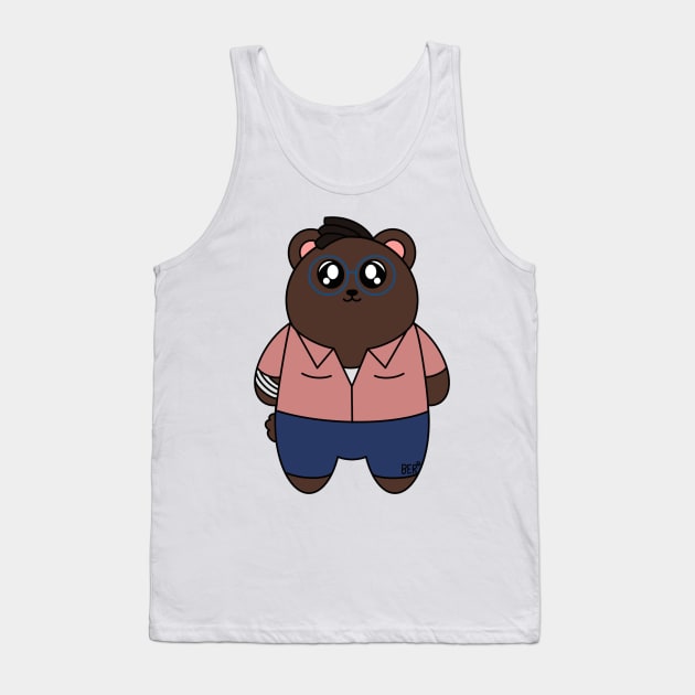 Claudette Morel Bear Tank Top by SentABearToSpace 